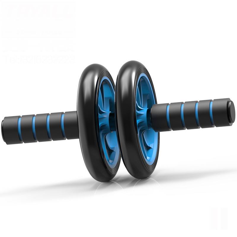 Ab Roller Gym Fitness Exercise Belly Training Abdominal Power Roller  Push-Up Training Double Wheel For Body Building