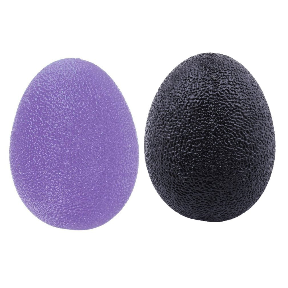 Silica Gel Hand Grip Ball Egg Men Women Gym Fitness Finger Heavy Exerciser Strength Muscle Recovery Gripper Trainer
