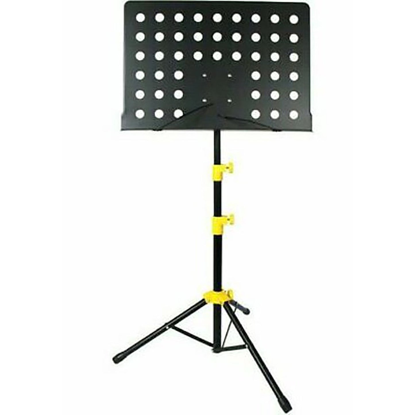 5 Core Sheet Music Stand Professional Folding Adjustable Portable Orchestra Music Sheet Stands, Heavy Duty Super Sturdy MUS YLW