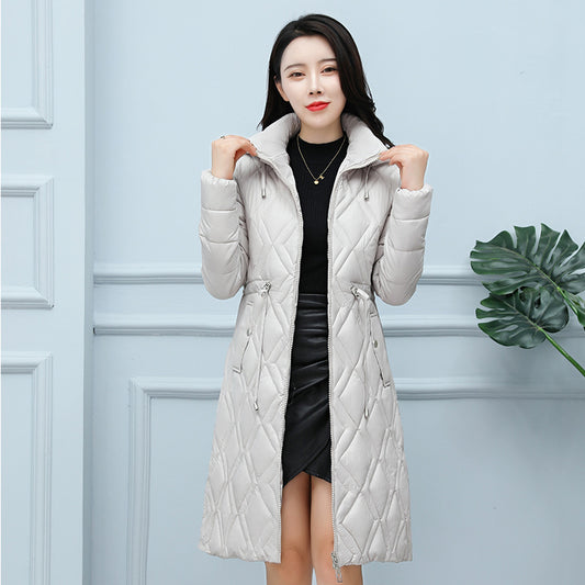 Coat Winter Padded Long Plus Size